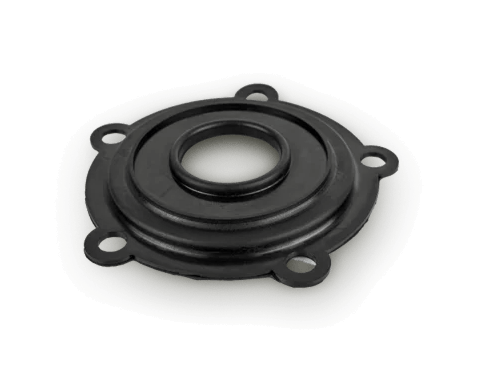 Black rubber flange gasket