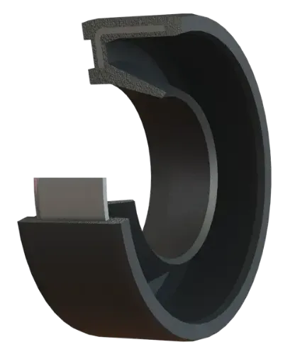 Picture of 12 X 18 X 3 FLUOROELASTOMER OIL SEAL